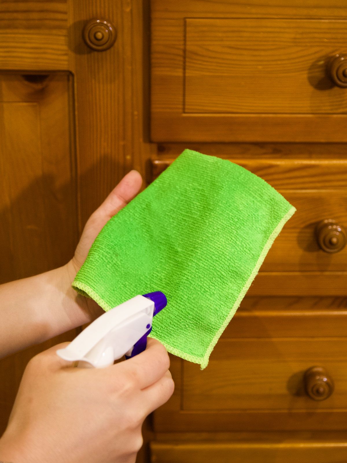 Bring Your Wooden Cabinets Back to Life with a Citrus-Vinegar Shine