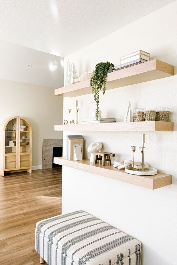 Edit Open Shelves with More Space Than Stuff
