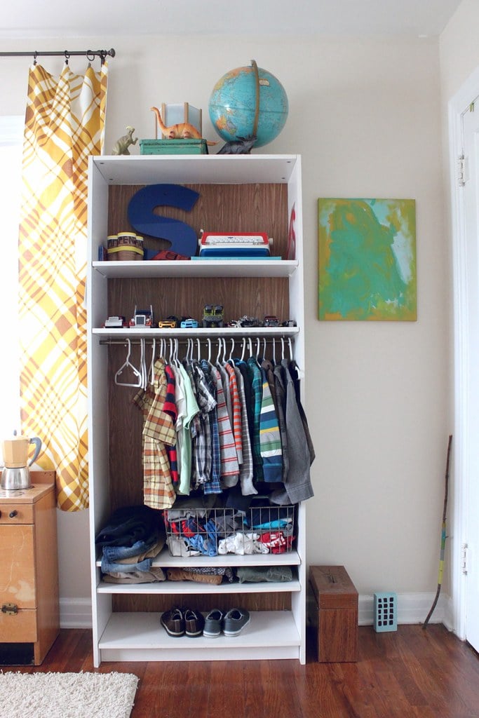 Create a Kid-Sized Closet from an IKEA Billy Bookcase