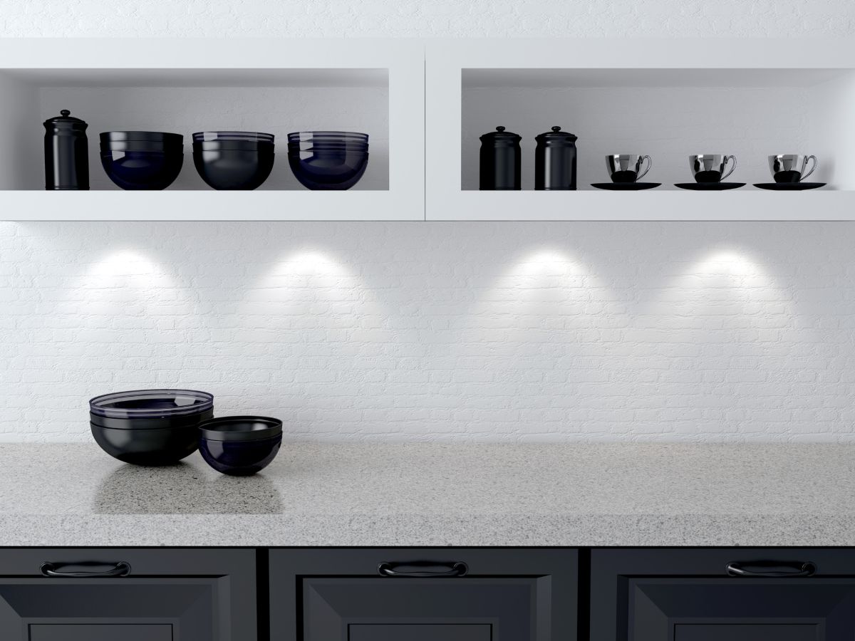 Monochrome Kitchen Wall