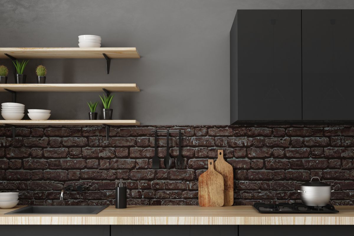 Exposed Brick Accent Wall