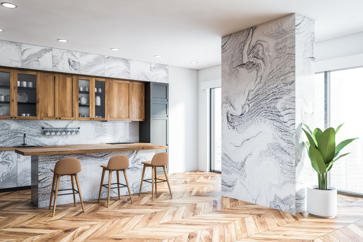 Sophisticated Gray Marble