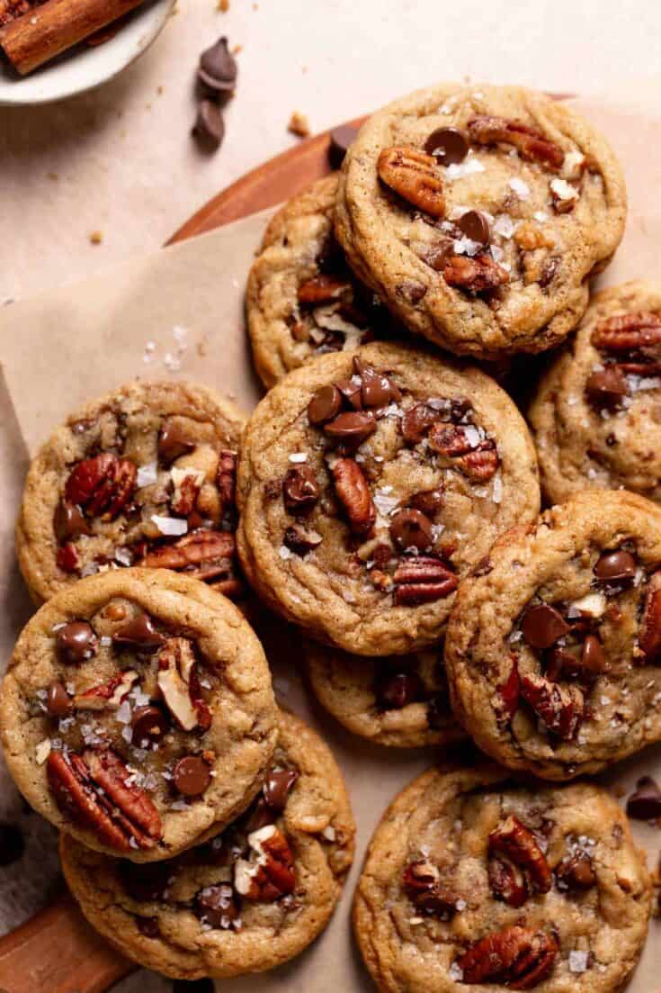 Spiced Pecan Chocolate Chunk Bars