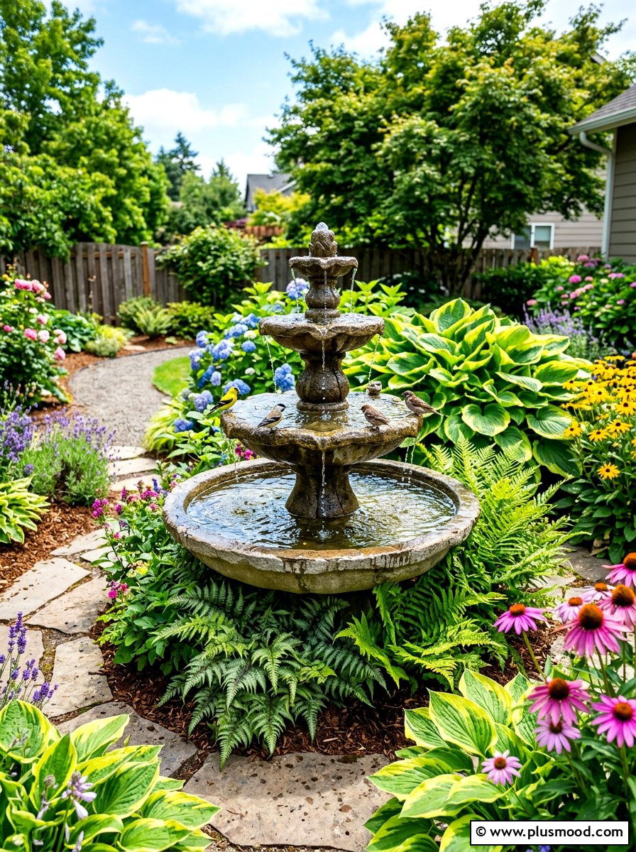 Let a Small Fountain Quiet the Background Noise