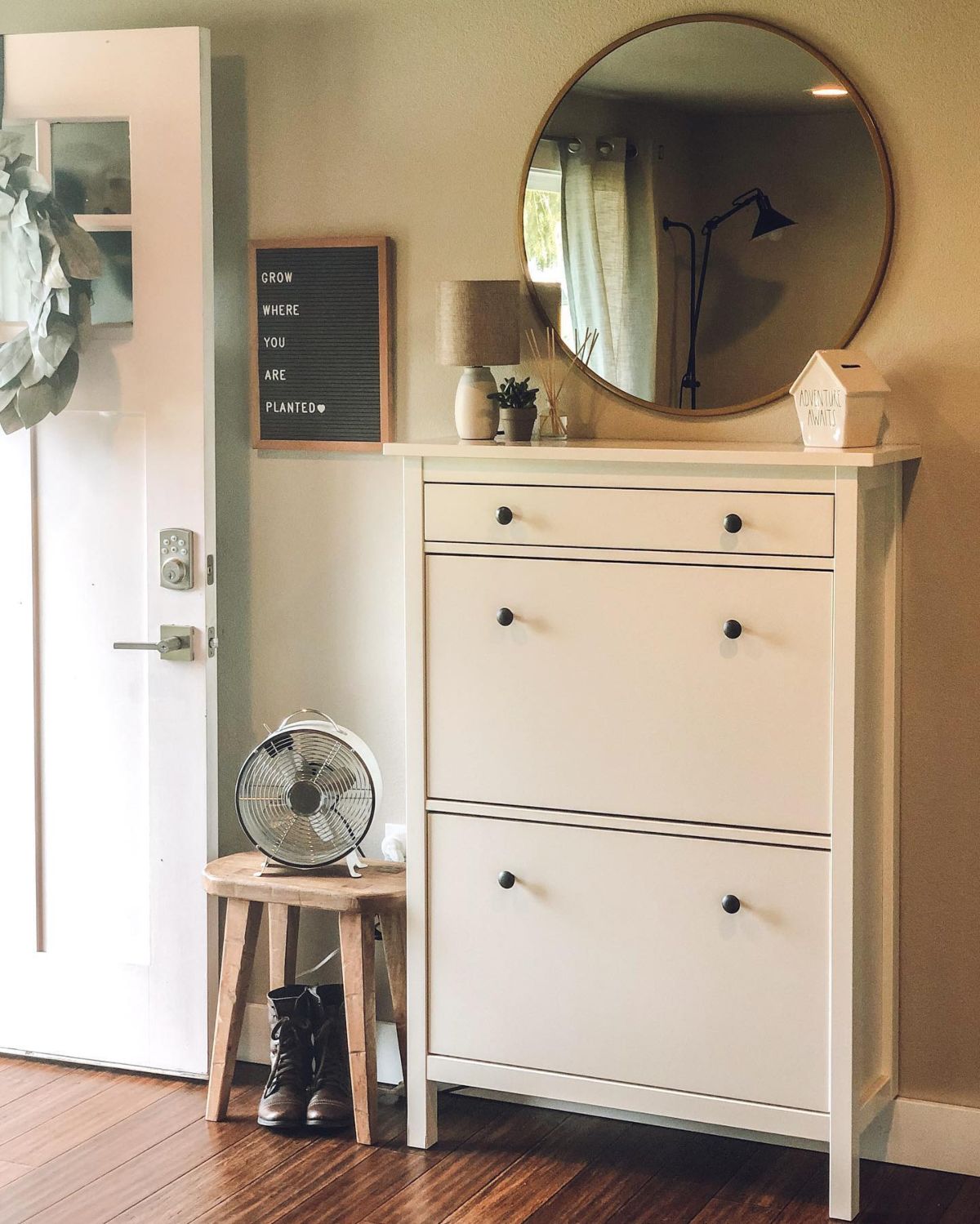 Charming Country-Style Shoe Storage