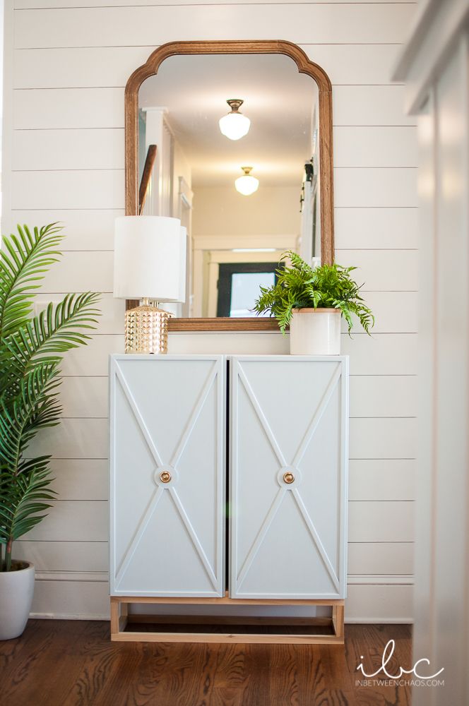 Standalone Art Deco Hall Cabinet