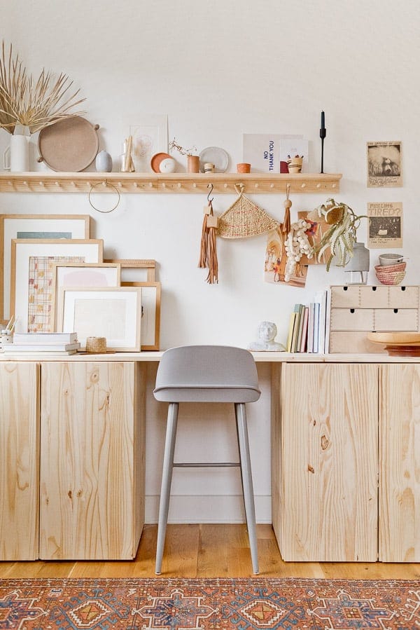 Stacked IVAR Standing Desk