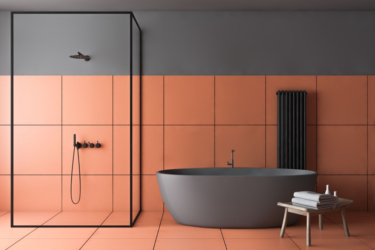 Warm Orange Tile Vibes