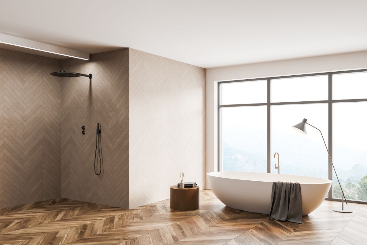Minimal White Wood Look