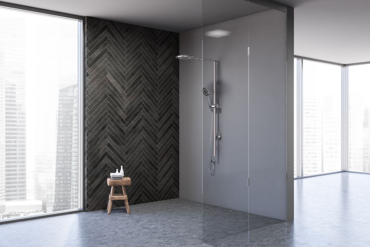 Charcoal Wood and Gray Contrast