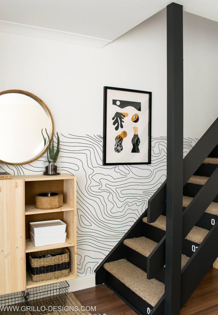 Floating Entry Catch-All Cabinet
