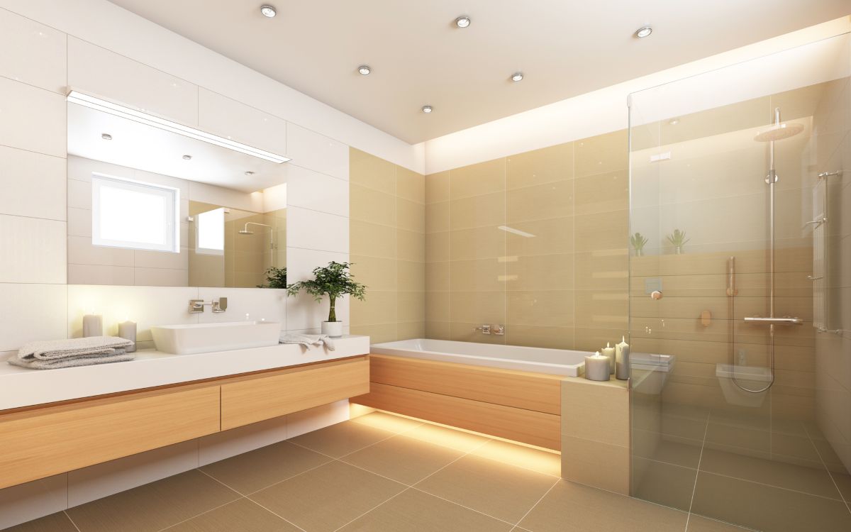 Bright Space with Candlelight