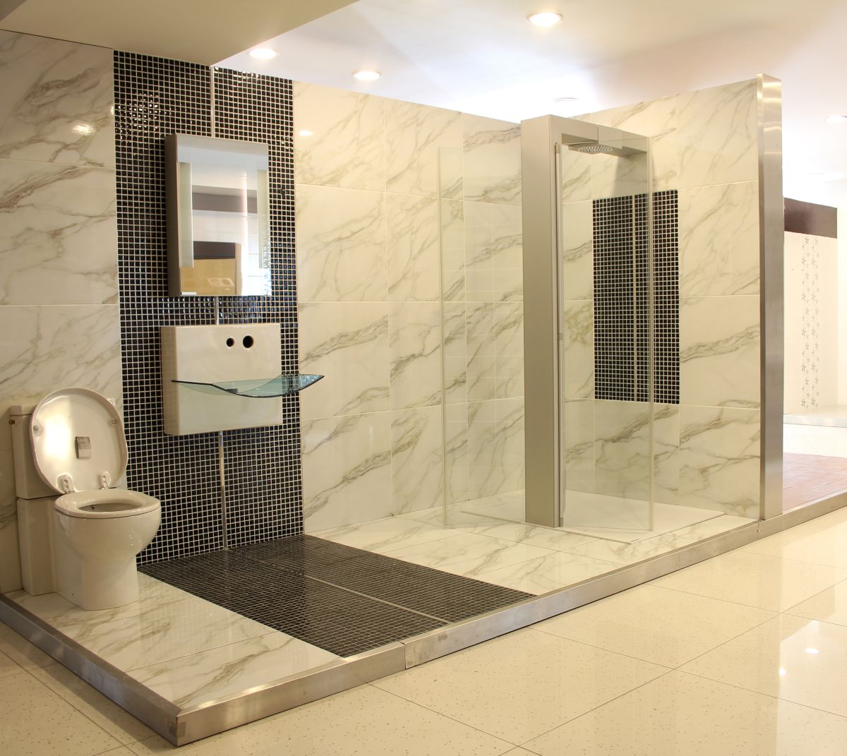 Futuristic Tech-Forward Shower