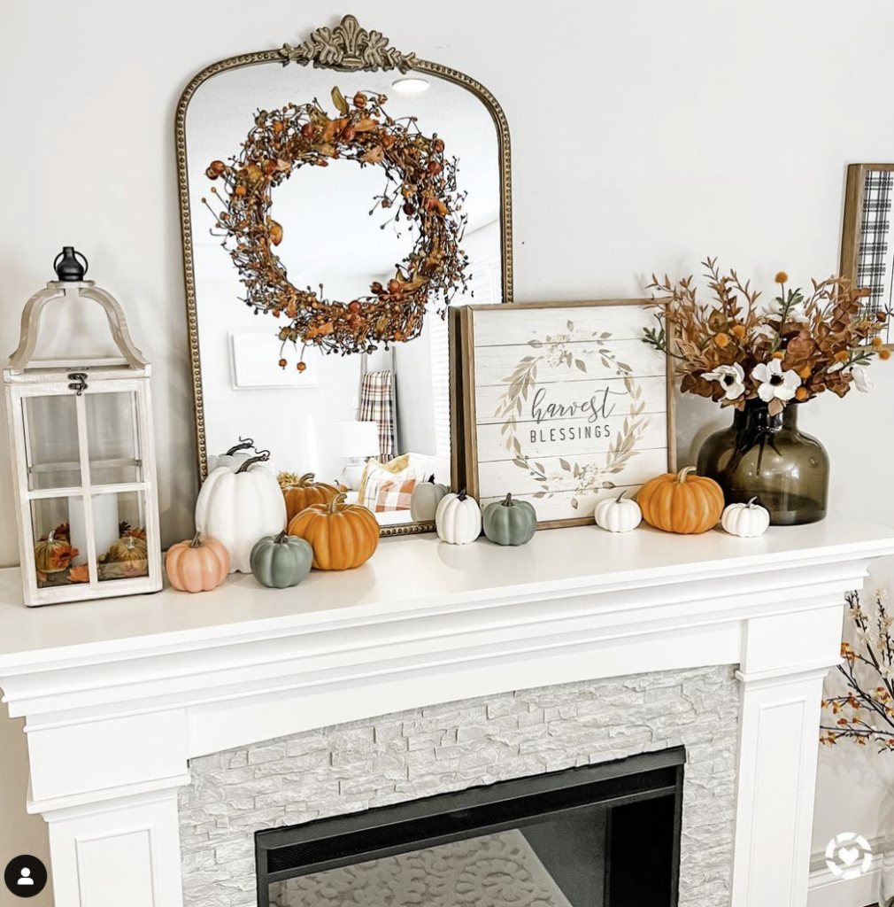 Elegant Autumn Berry Wreath for Your Mantel or Mirror