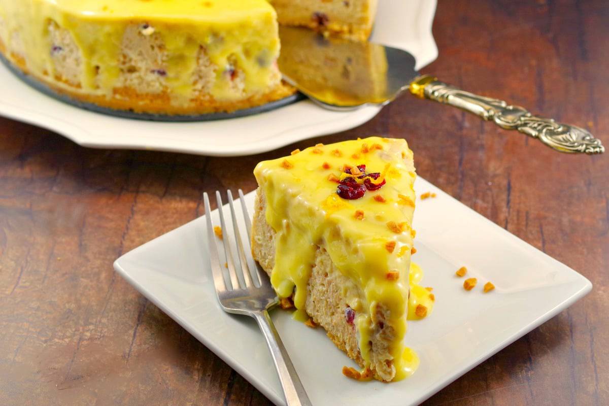 Autumn Orchard Bread-Pudding Cheesecake
