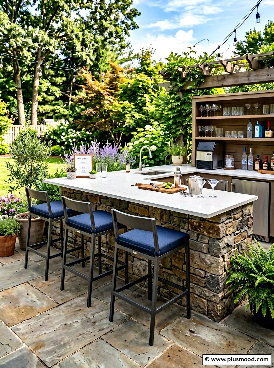 Add a Casual Place to Serve Drinks