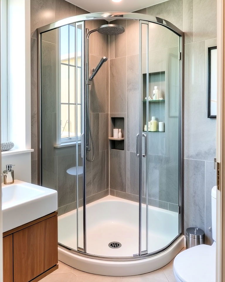 Streamline the Layout With a Compact Shower