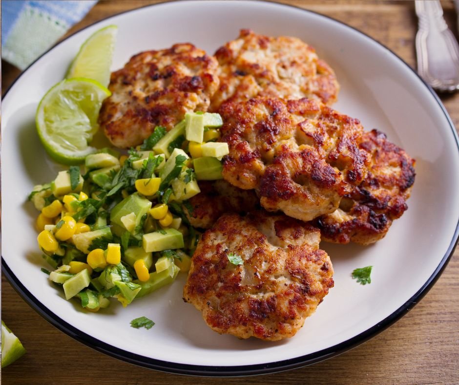 Savory Ground Chicken Patties