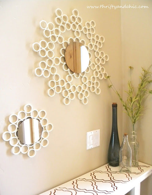 Dressed-Up Mirror Frames for a Glam Girl's Room