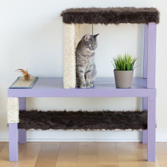Build a Budget-Friendly IKEA LACK Cat Play Tower