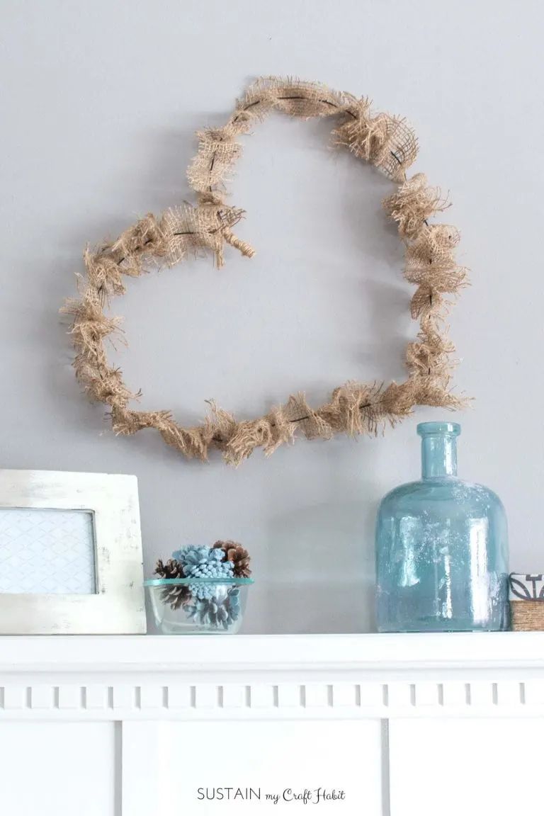 Charming Heart-Shaped Wreath