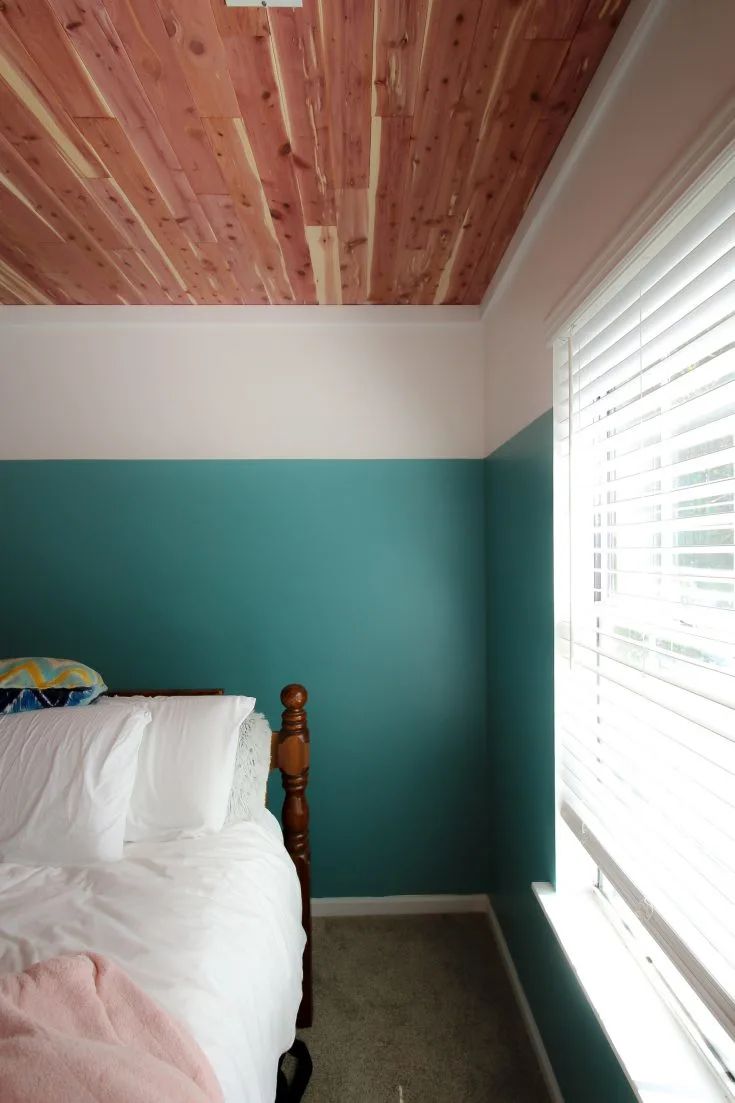 Bold Color Block Feature Wall