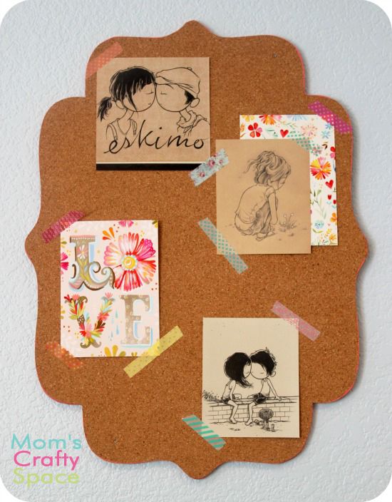 Stylish Pinboard Display Wall