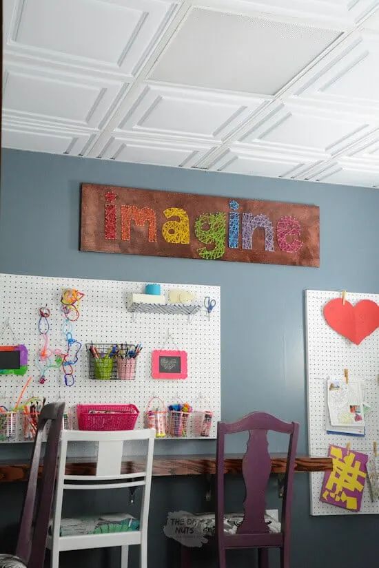 Motivational Word String Art
