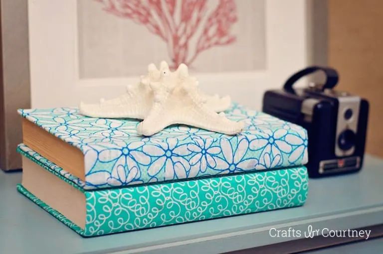 Curated Decorative Book Stack Display