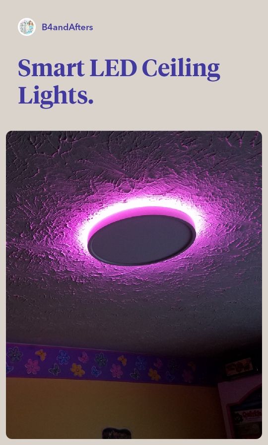 Color-Changing Smart LED Ceiling Lights