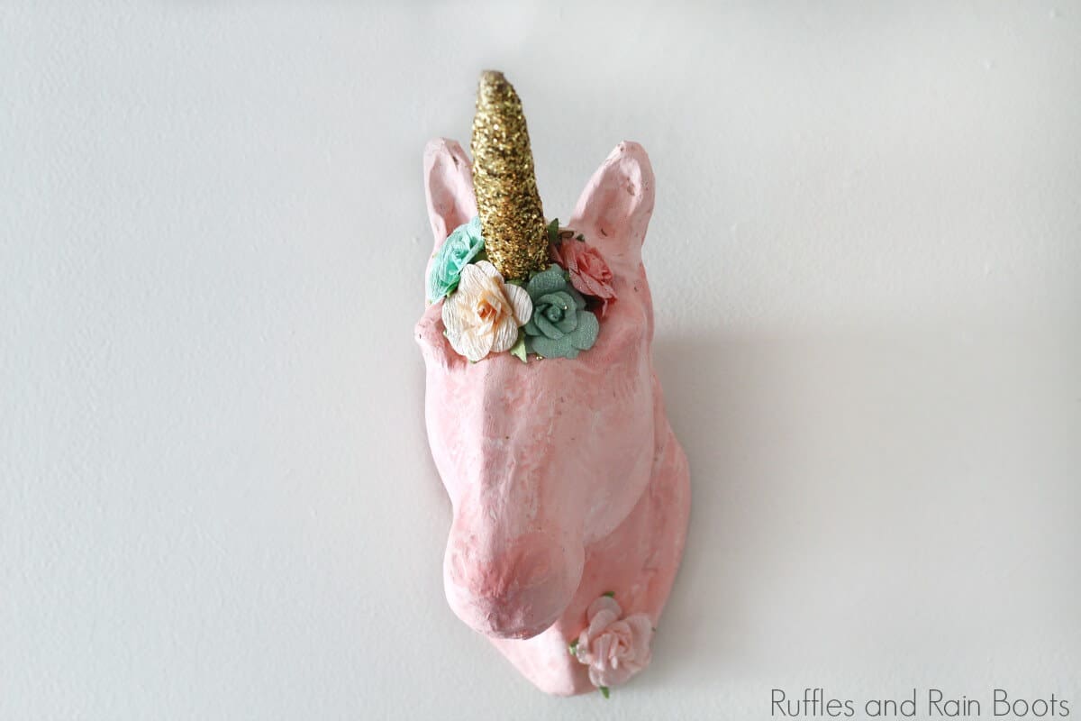 Magical Unicorn Head Wall Mount