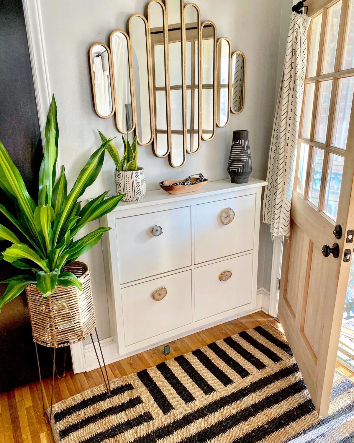 Chic Shoe Storage Nook