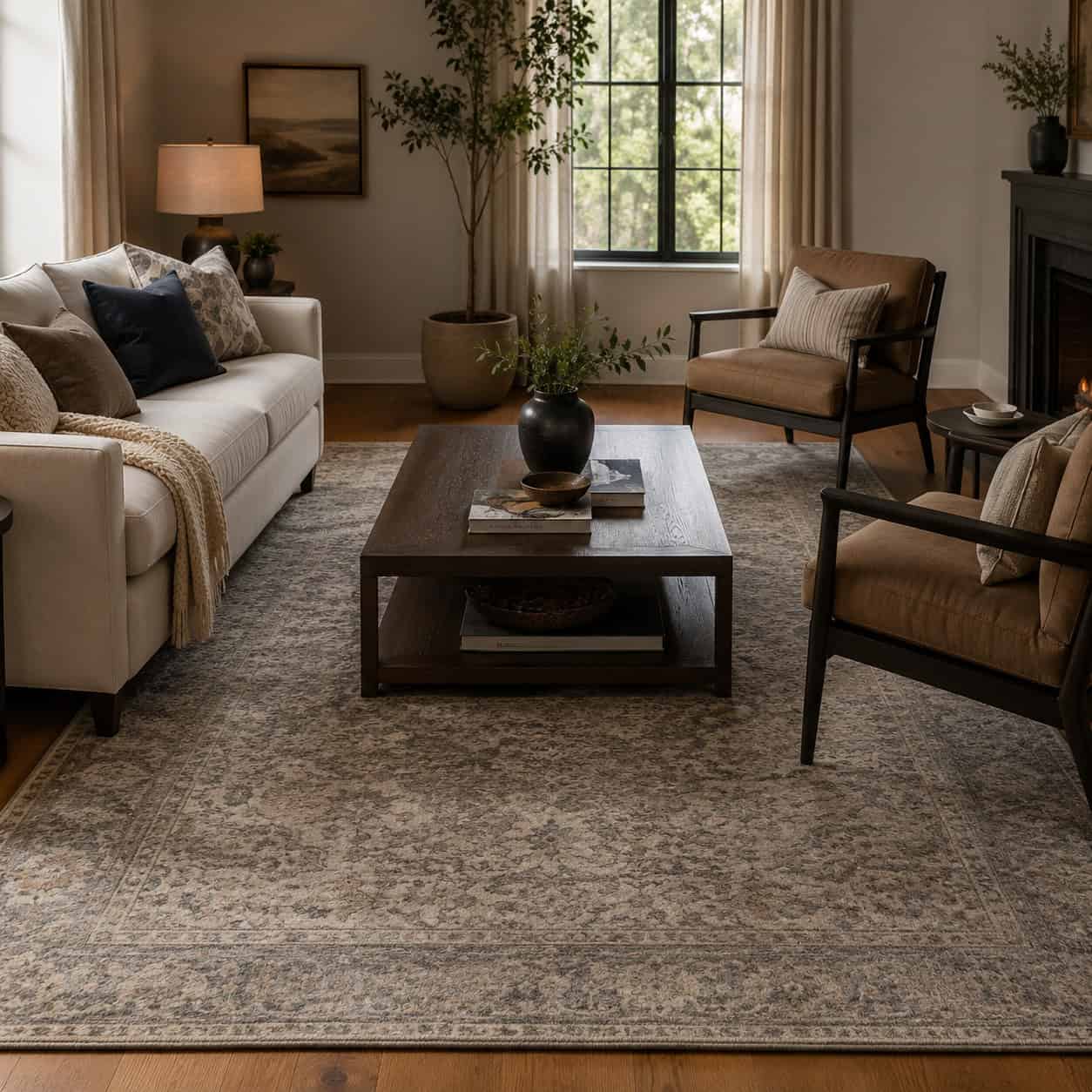 Choose the Right Rug Size to Define the Room