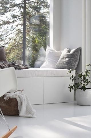 Cabinet-to-Seat: Cozy Window Nook