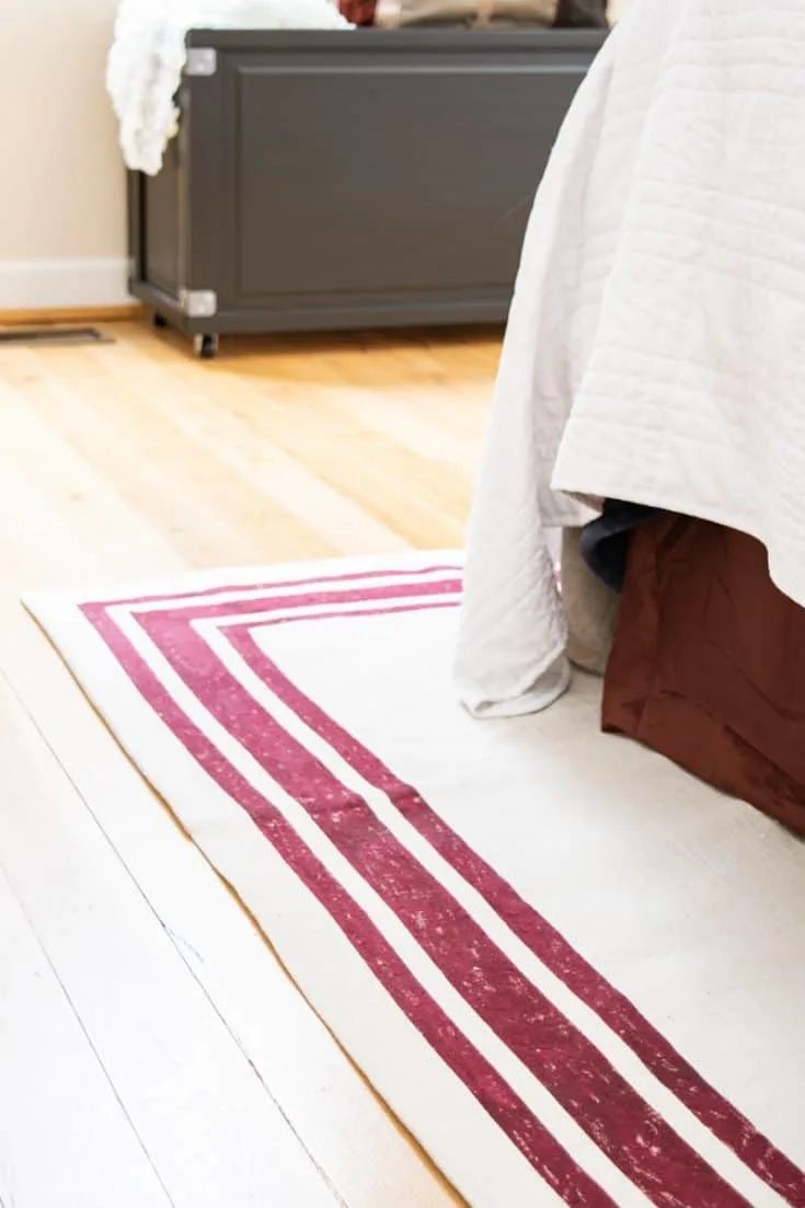 Create Your Own Custom Drop Cloth Rug