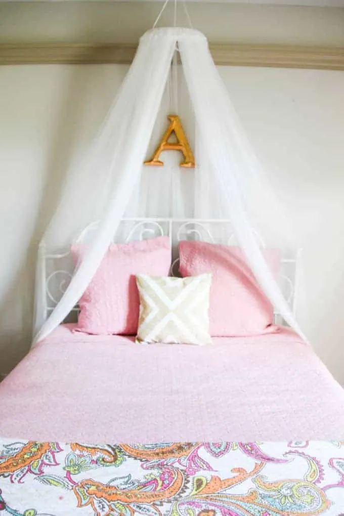 Whimsical Bedroom Canopy Makeover
