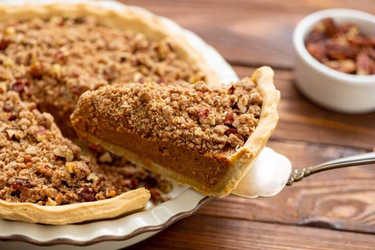 Autumn Spiced Apple-Butter Pumpkin Tart