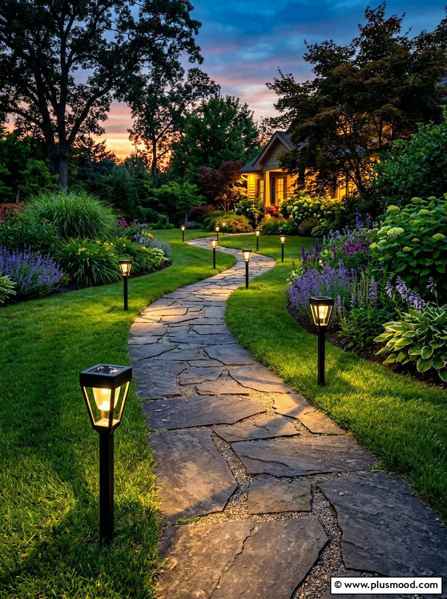 Mark the Way With Small Solar Lights