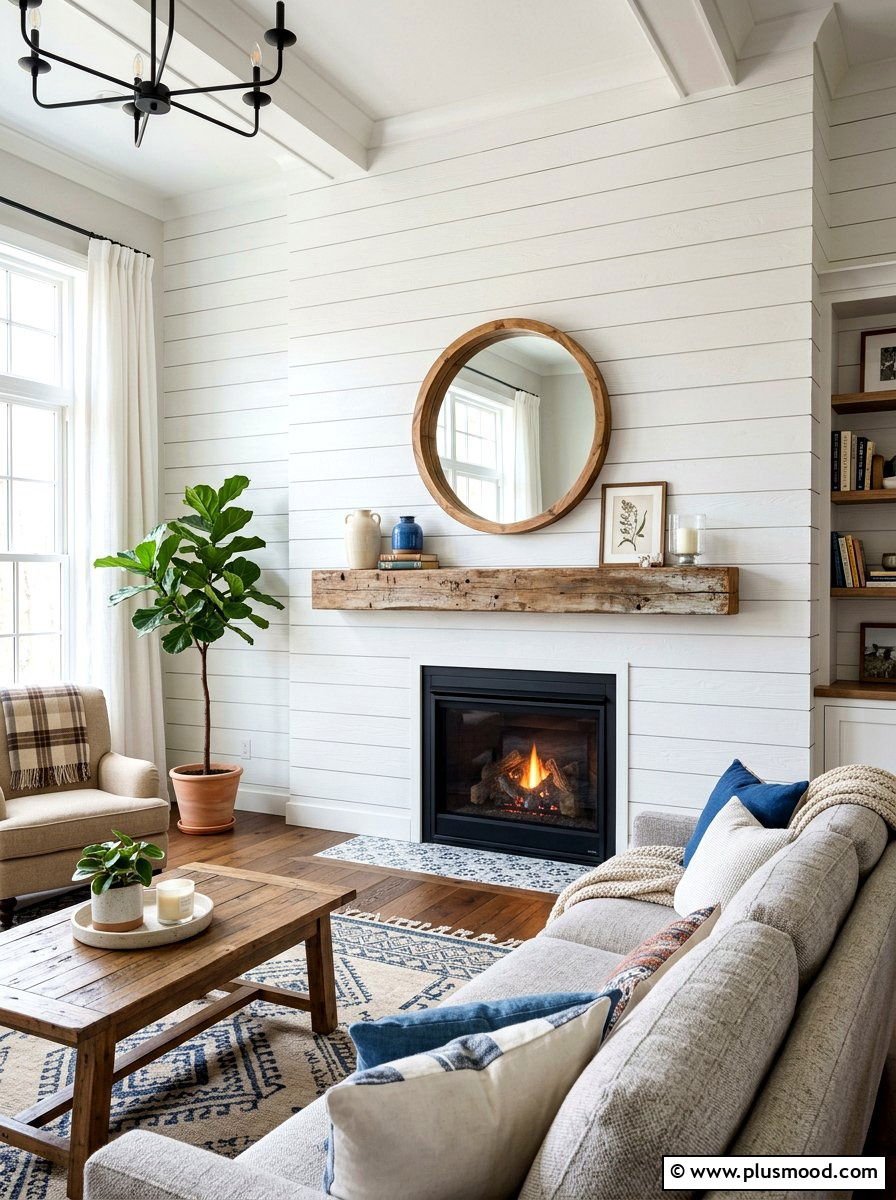 Coastal Charm with Shiplap Walls