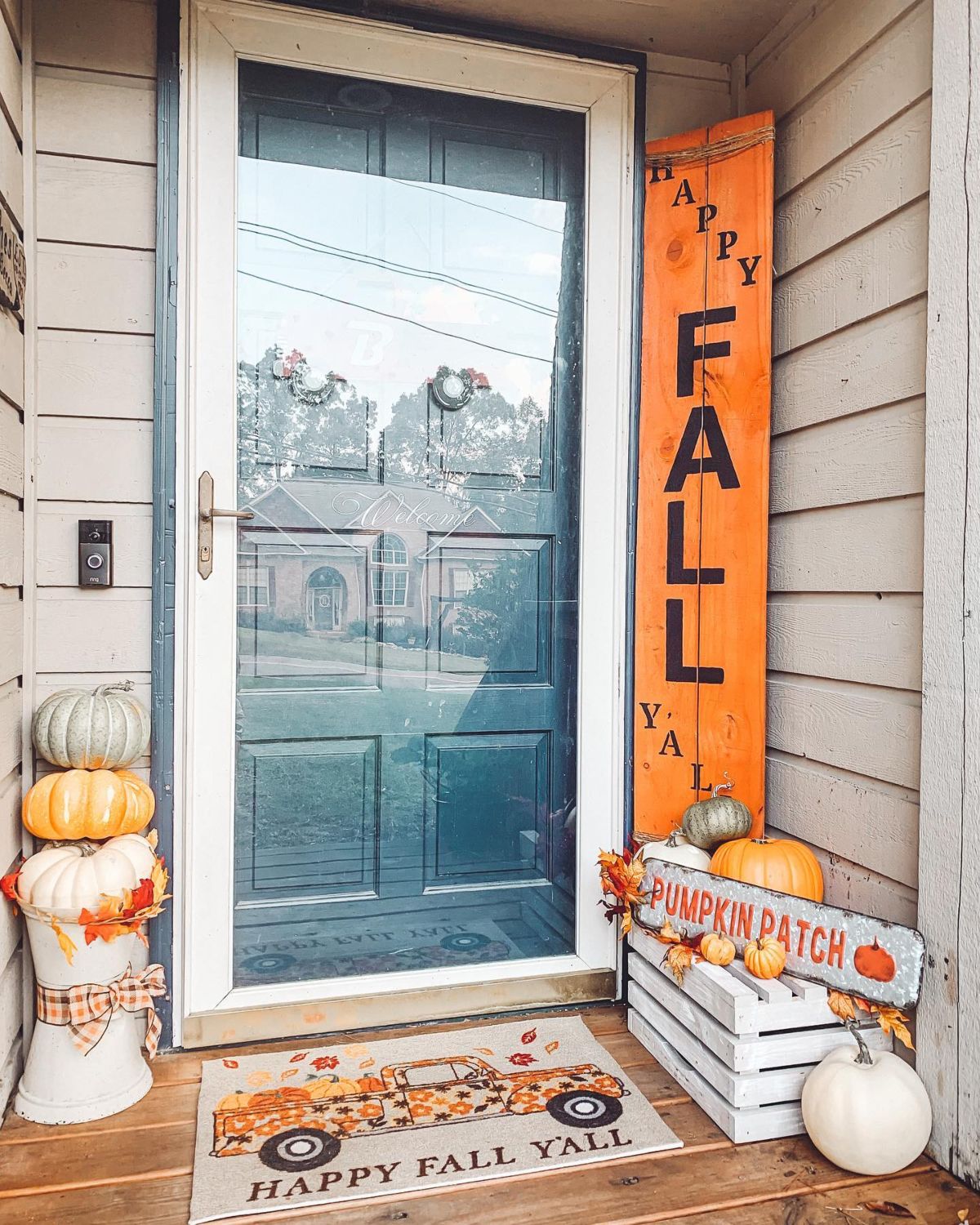 Cozy Harvest Haven on the Porch