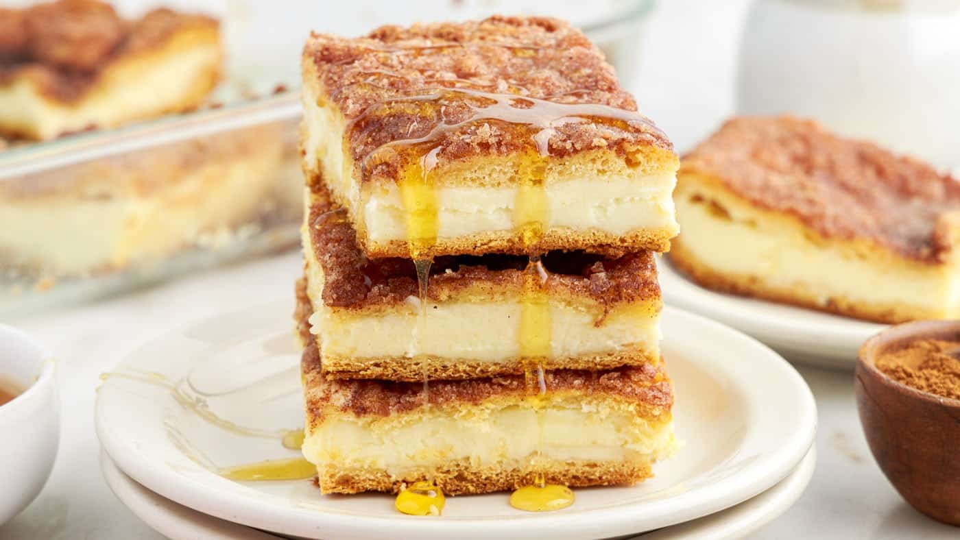 Honey-Cinnamon Puff Cheesecake