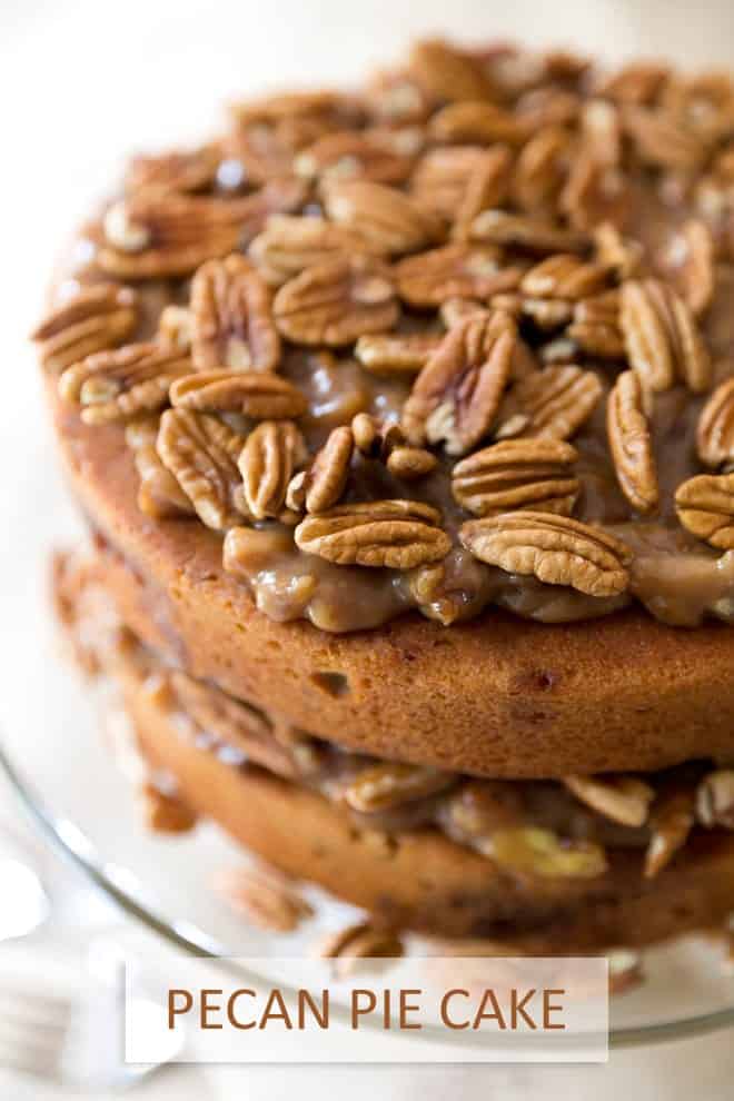 Sticky Maple Pecan Sheet Cake