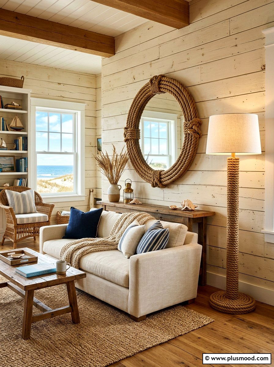 Nautical Knots: Embracing Rope Accents in Your Living Room