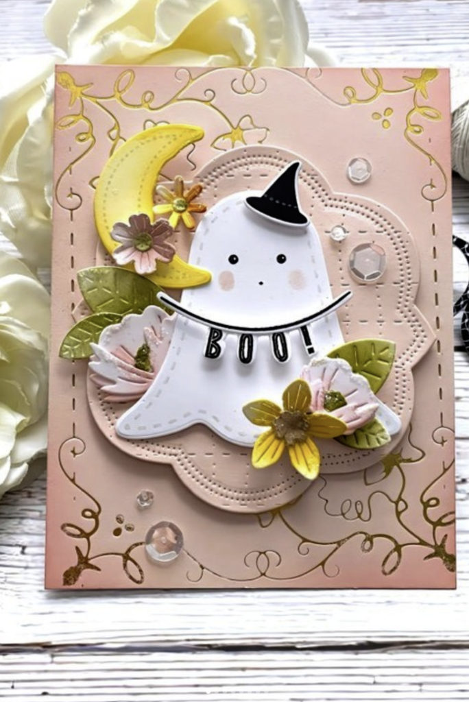 Spooky Sweet Ghost Greeting Cards