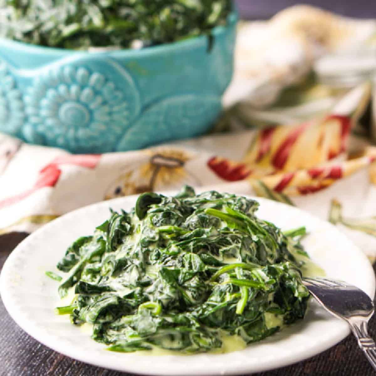 Holiday Velveted Spinach (Slow-Cooker)