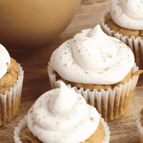 Autumn Espresso Pumpkin Cupcakes