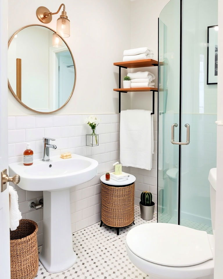 Contain Laundry in a Narrow, Intentional Hamper
