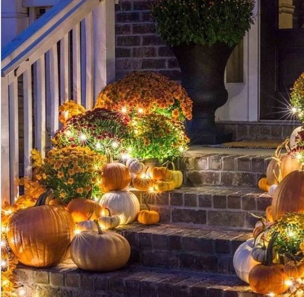 Glow Up Your Steps with Cozy Fall Lighting