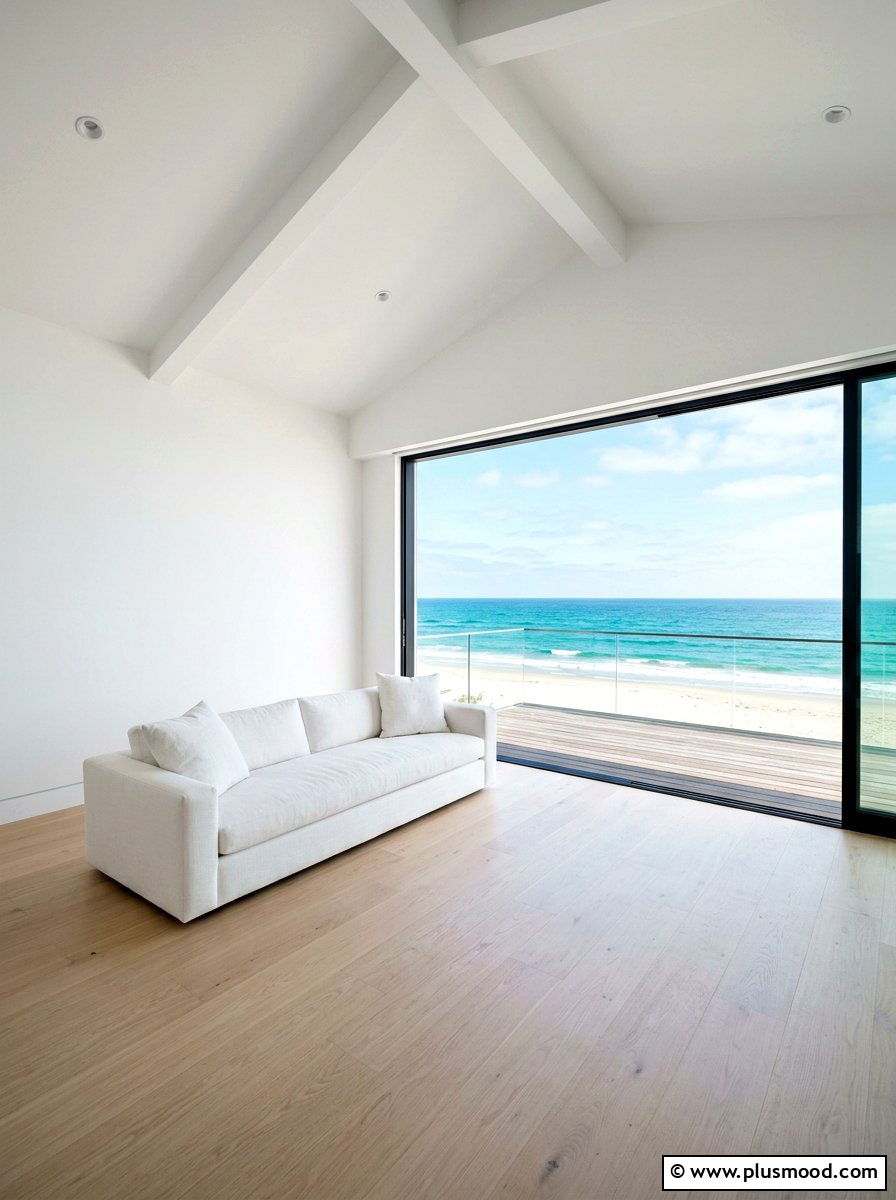 Serene Simplicity: Crafting a Calm Coastal Lounge