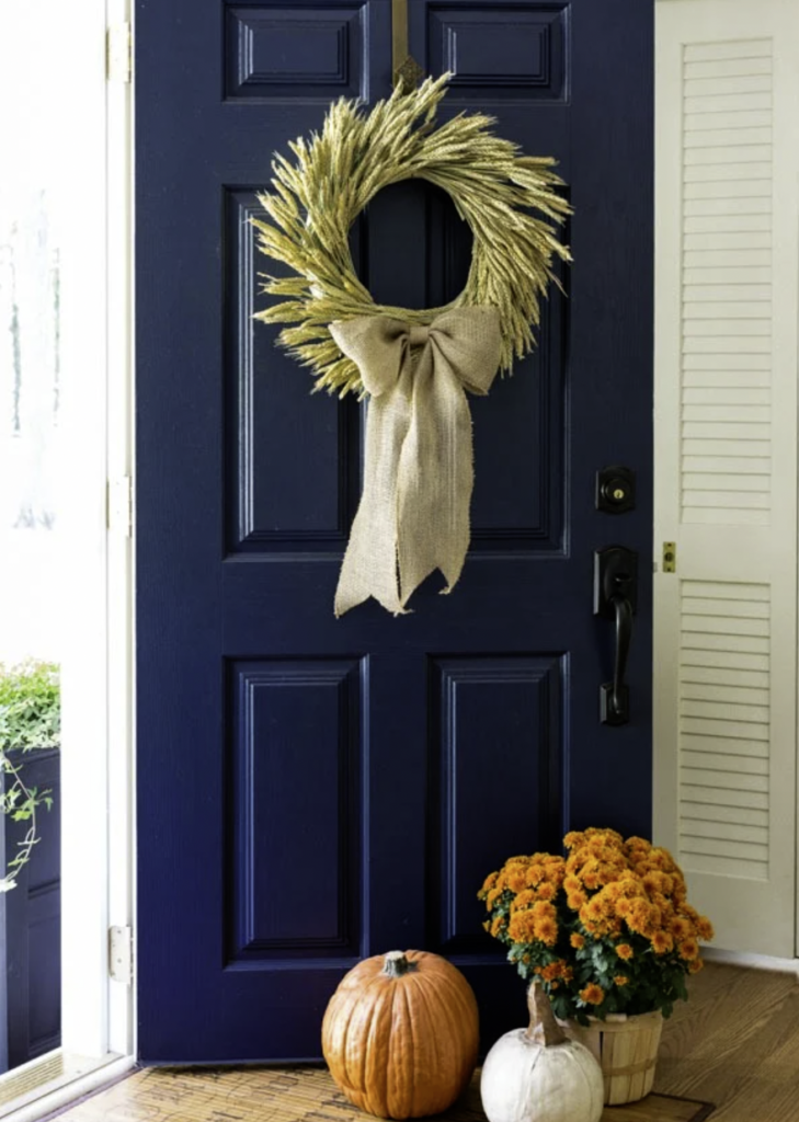 Golden Harvest Wheat Wreath